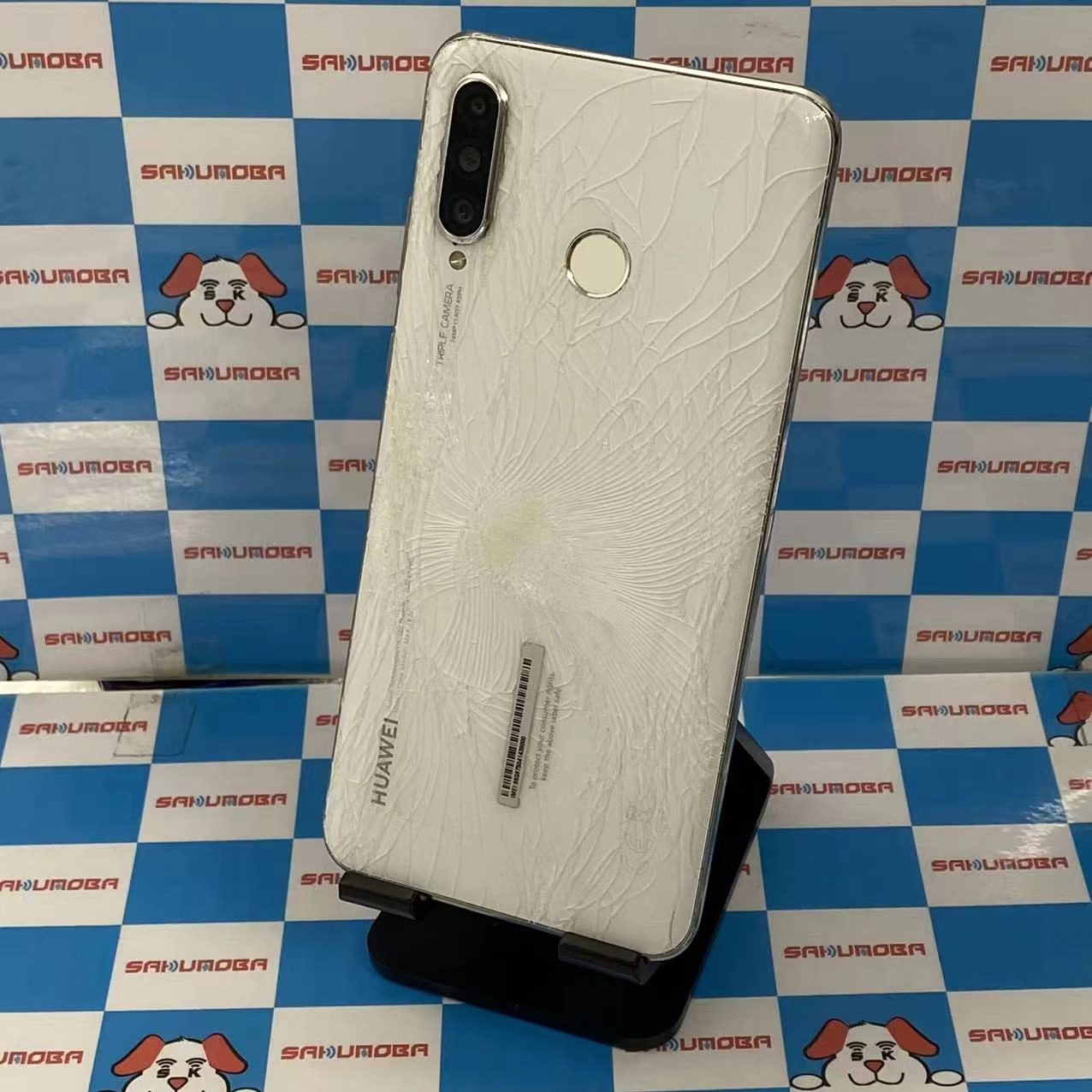 HUAWEI P30 lite 64GB パールホワイト MAR-LX2J SoftBank版SIMフリージャンク品