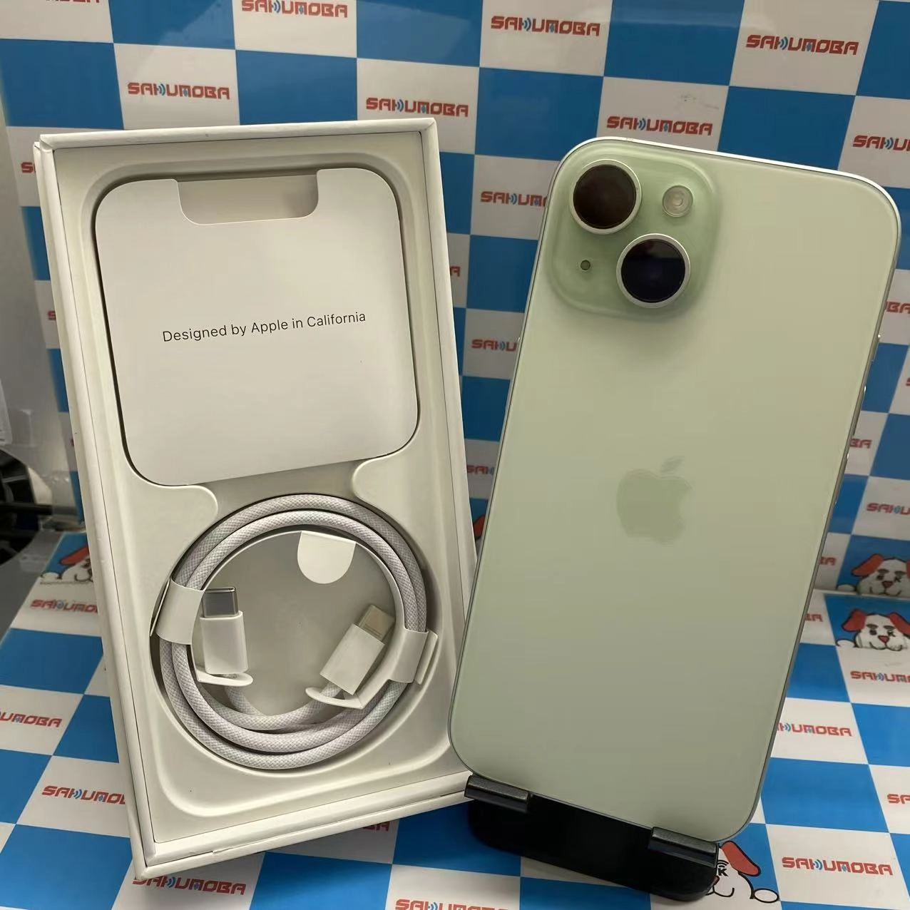 iPhone15 128GB グリーン MTMM3J/A Apple版SIMフリー 極美品