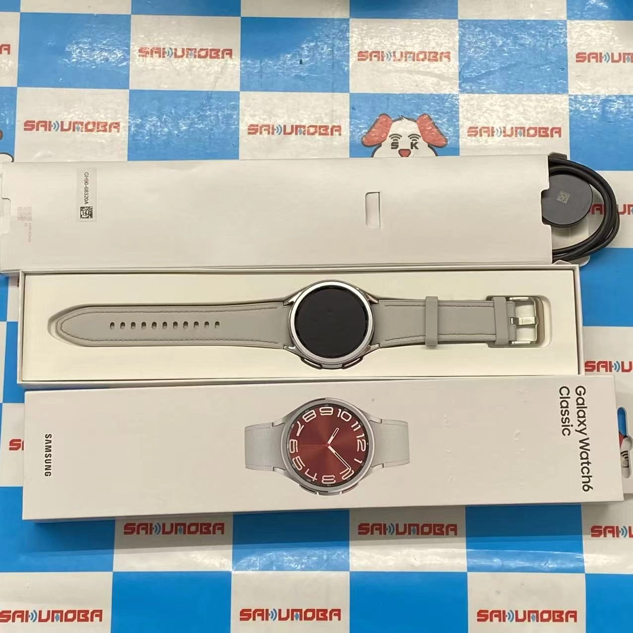 Galaxy Watch 6 Classic 43mm Wi-Fiモデル 2GB/16GB シルバー SM-R950 美品