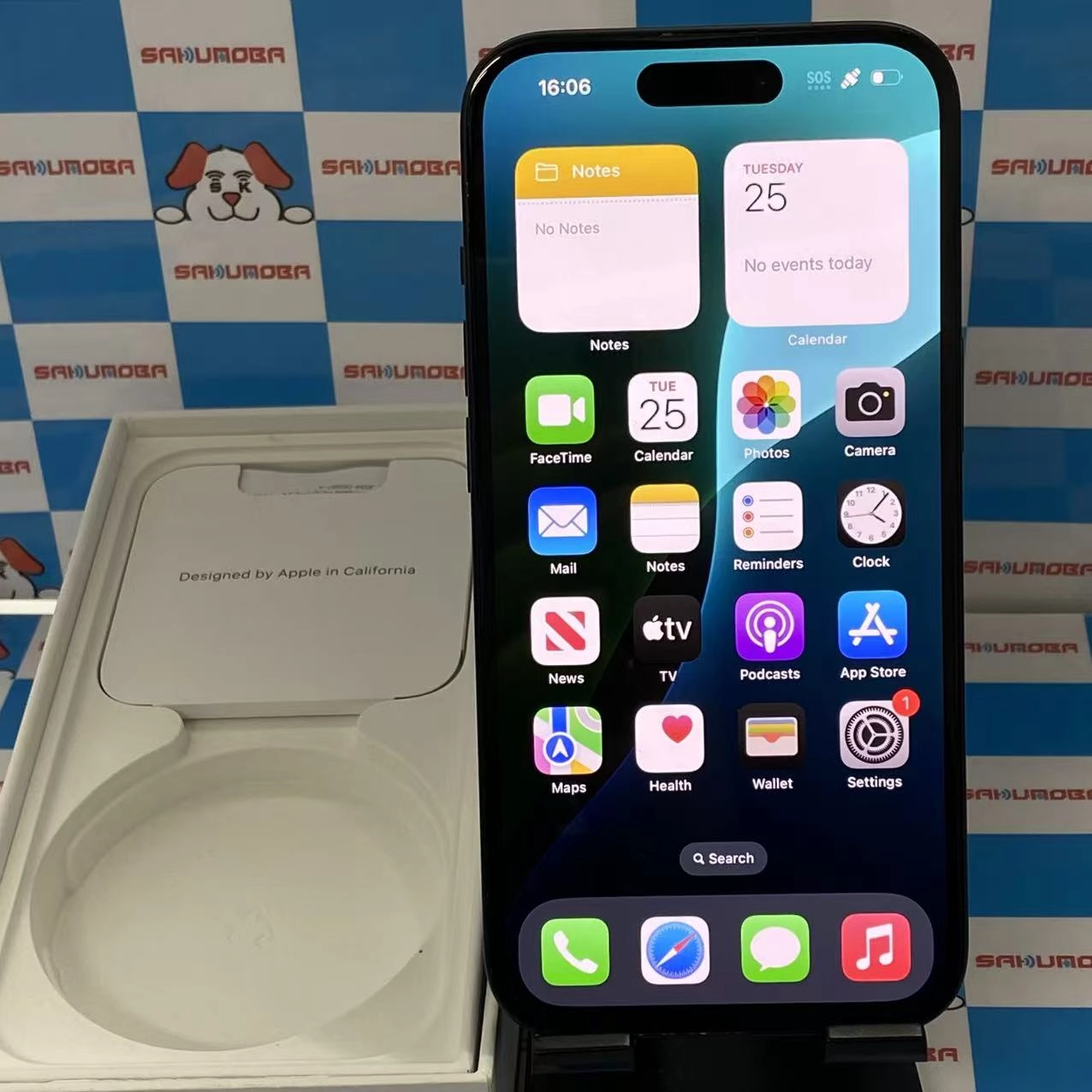 掘り出し物コーナー iPhone15 128GB ブラック MTMH3J/A docomo ジャンク品