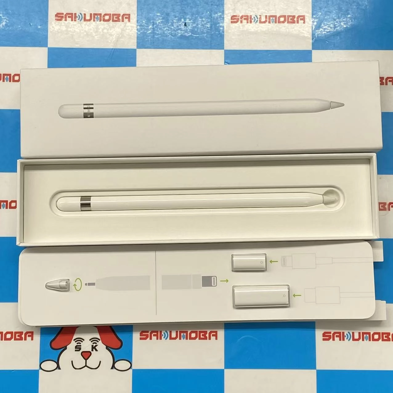 Apple pencil 第1世代 (アダプタ同梱版)  ホワイト MQLY3J/A 美品 *