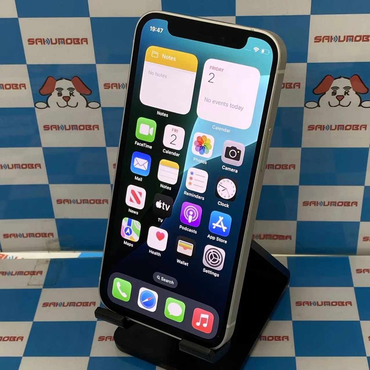 iPhone12 mini 128GB ホワイト MGDM3J/A AU版SIMフリー 美品 au