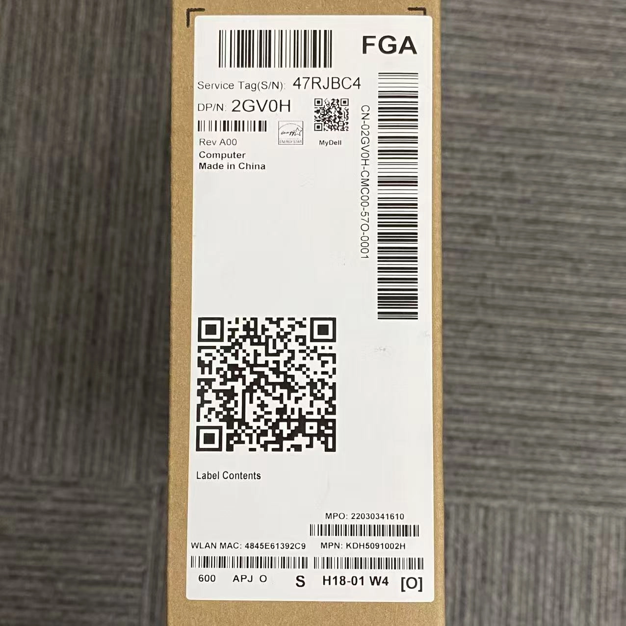 Dell 15 DC15250 ND25-FWHBS 512GB プラチナシルバー 未開封未使用品