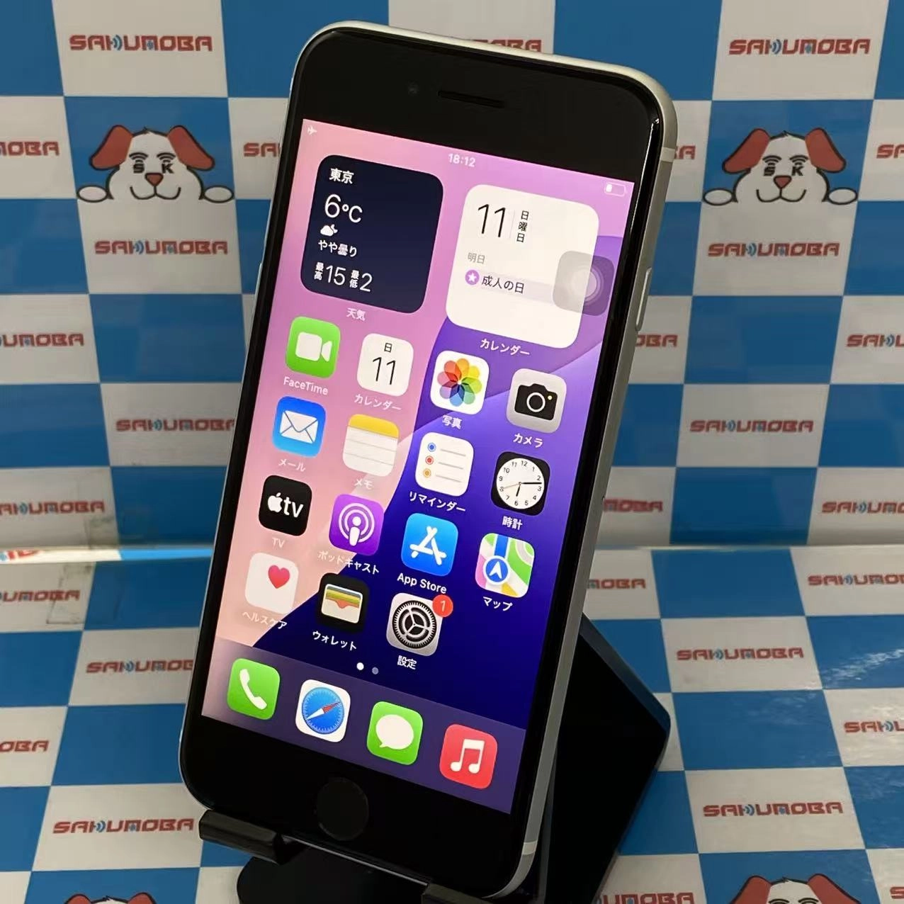 iPhoneSE 第2世代 64GB ホワイト MHGQ3J/A docomo版SIMフリー 極美品