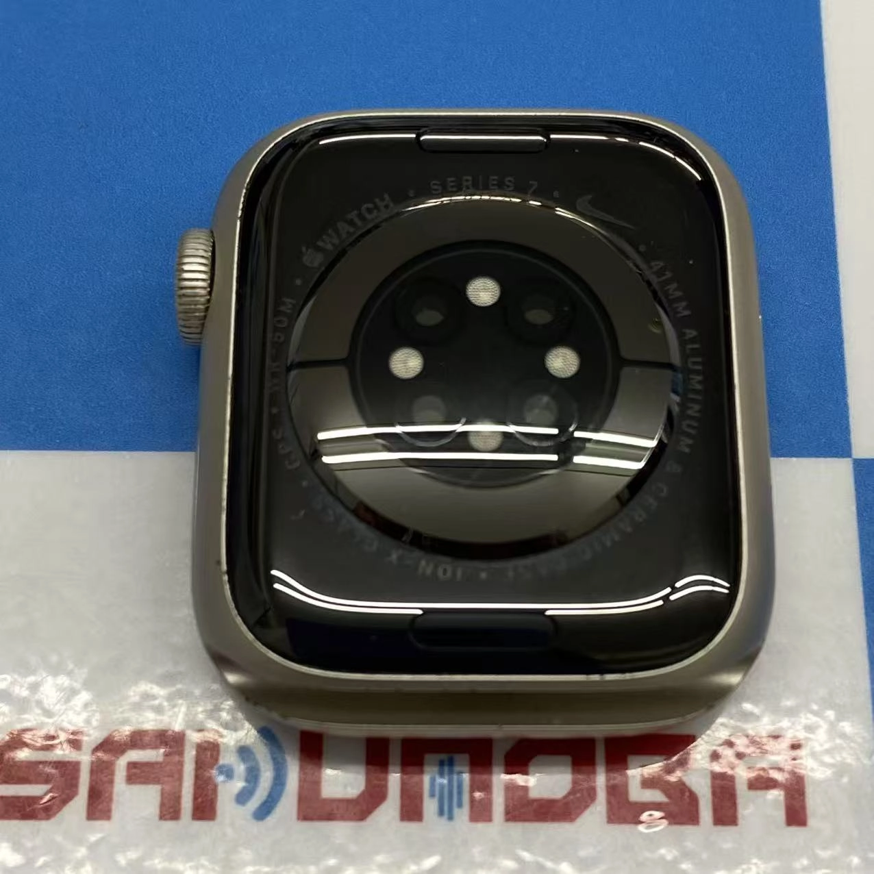 Apple Watch Nike Series7 41mm GPSモデル 32GB スターライト MKN33J/A訳あり品