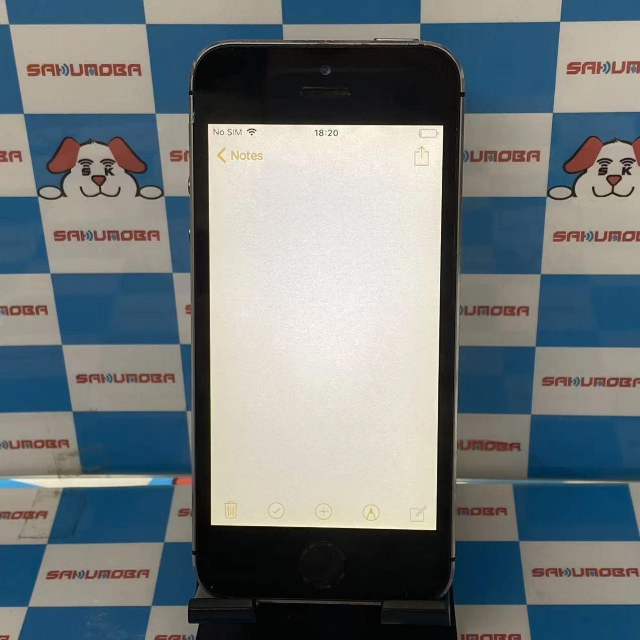 iPhone5s 16GB スペースグレイ ME332J/A docomo 訳あり品