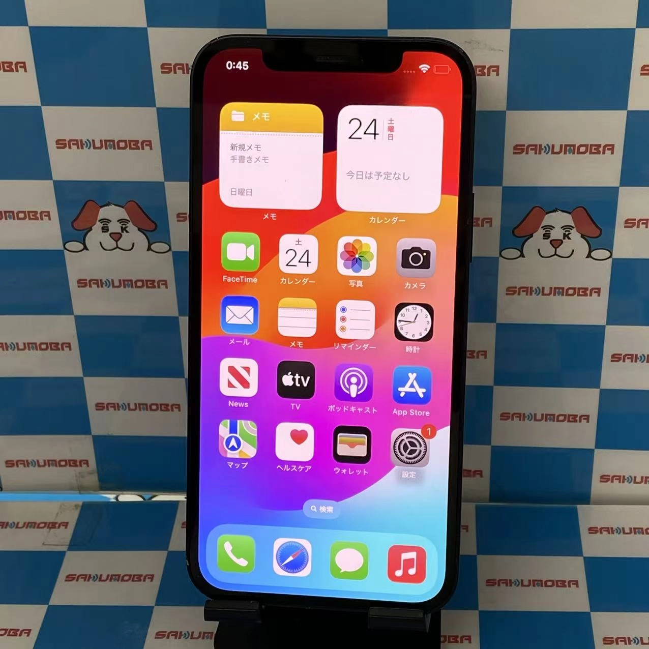 iPhone12 64GB ブラック MGHN3J/A SIMフリー ジャンク品