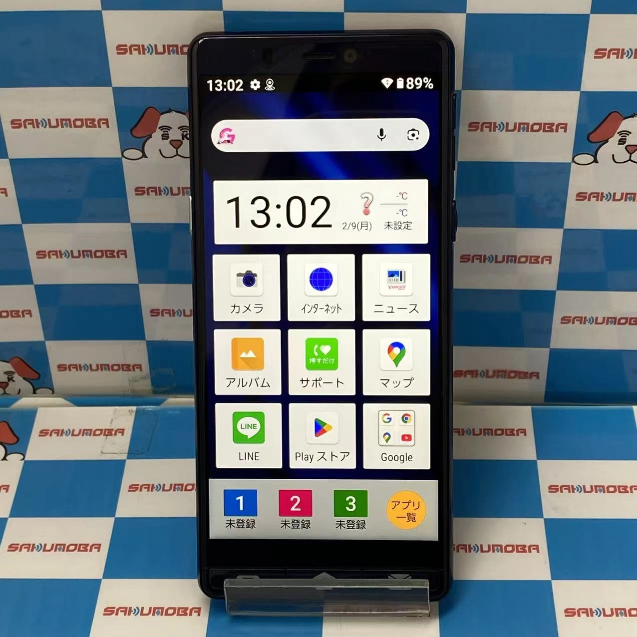 シンプルスマホ5 32GB ネイビーブルー A001SH SoftBank版SIMフリー