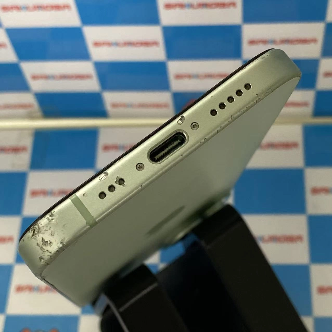 iPhone15 256GB グリーン MTMT3J/A AU版SIMフリージャンク品