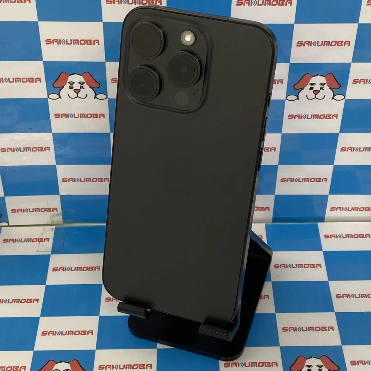 iPhone15 Pro 256GB ブラックチタニウム MTUC3J/A SIMフリー美品