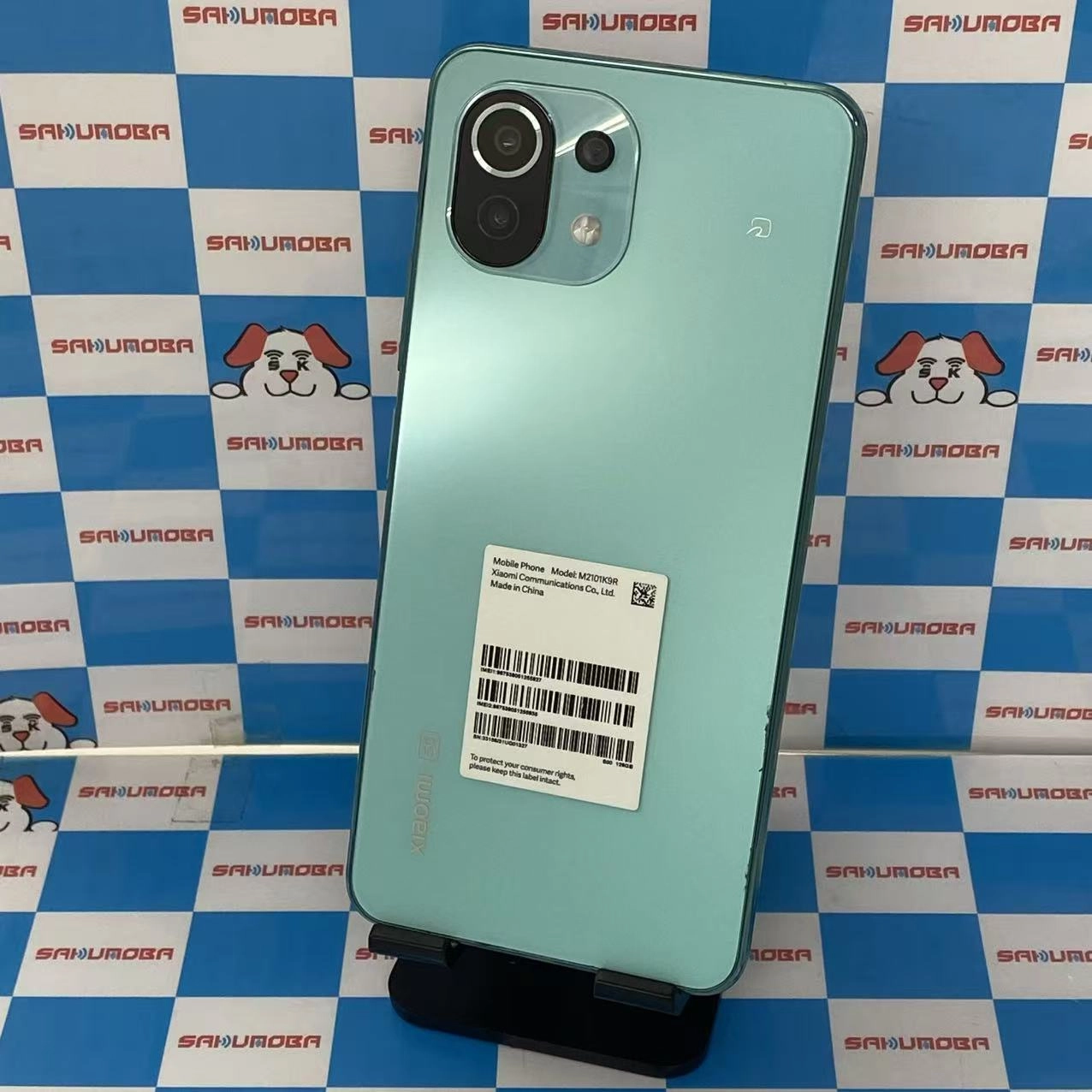Xiaomi Mi 11 Lite 5G 128GB ミントグリーン M2101K9R SIMフリージャンク品