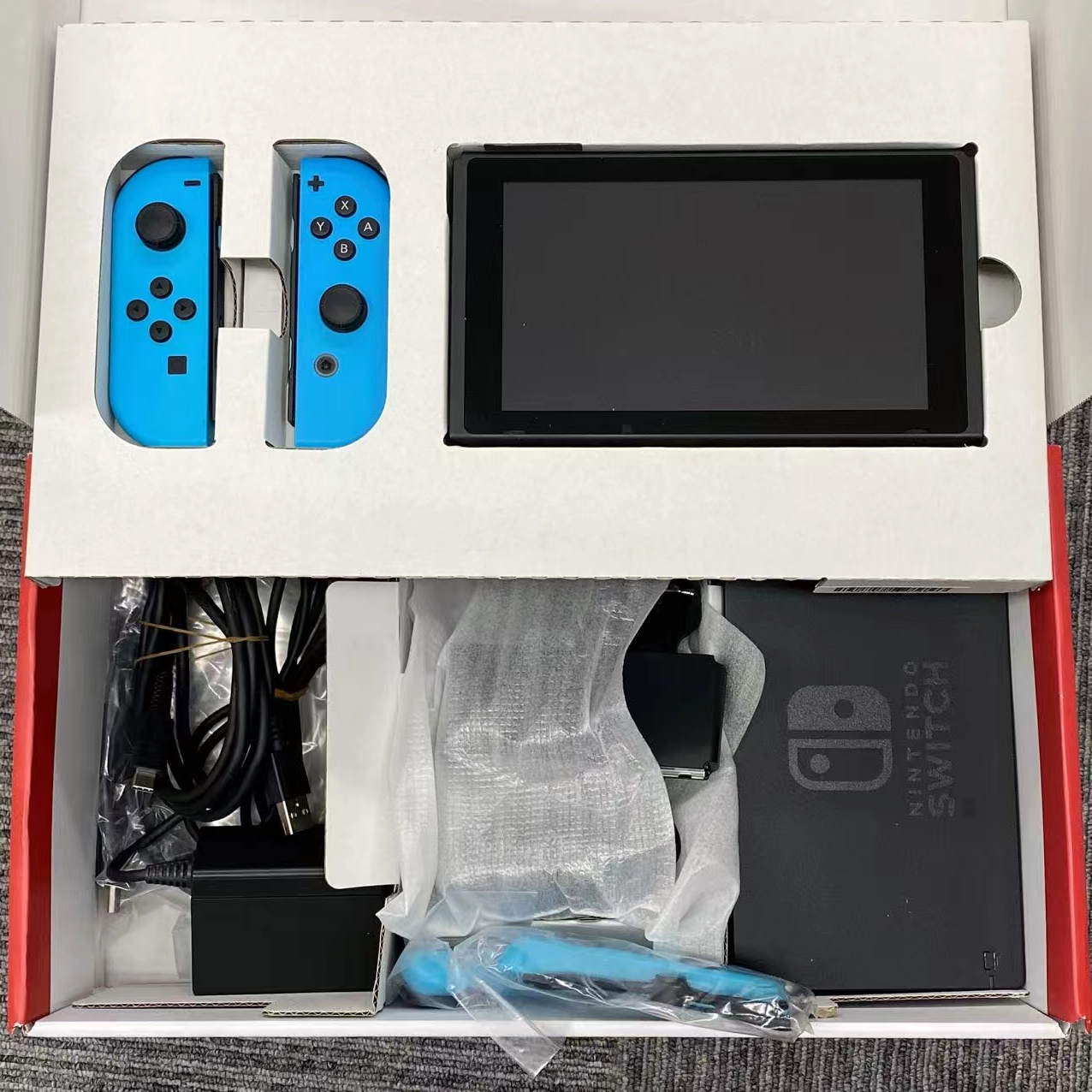Nintendo Switch カスタマイズ 32GB ブルー HAC-S-KAYAA 美品