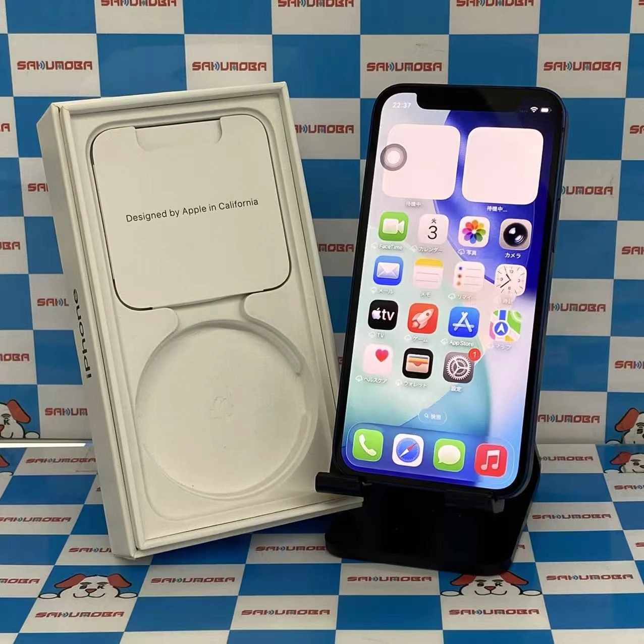 iPhone12 mini 64GB ブルー MGAP3J/A SoftBank版SIMフリー美品