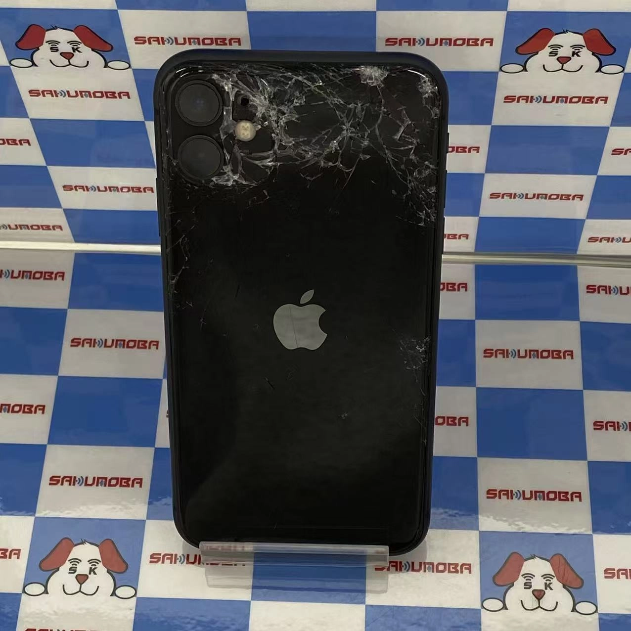 iPhone11 64GB ブラック MHDA3J/A AU版SIMフリージャンク品 au