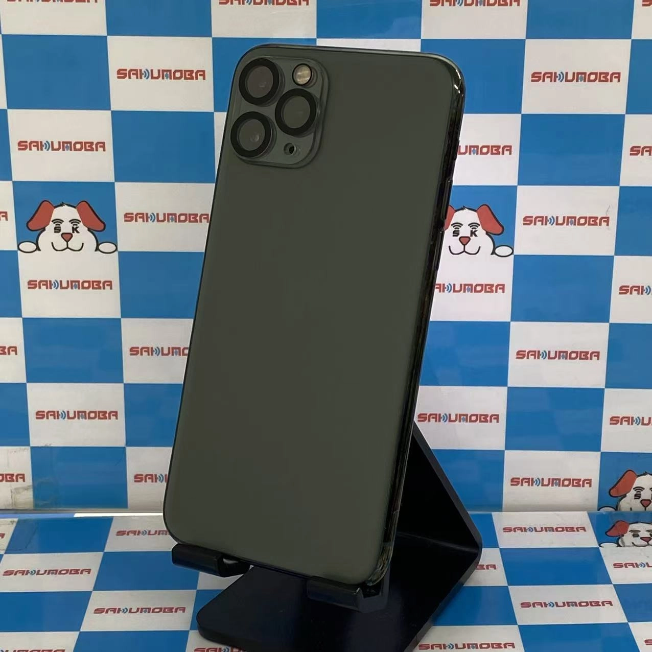 iPhone11 Pro 512GB ミッドナイトグリーン MWCG2J/A AU版SIMフリージャンク品