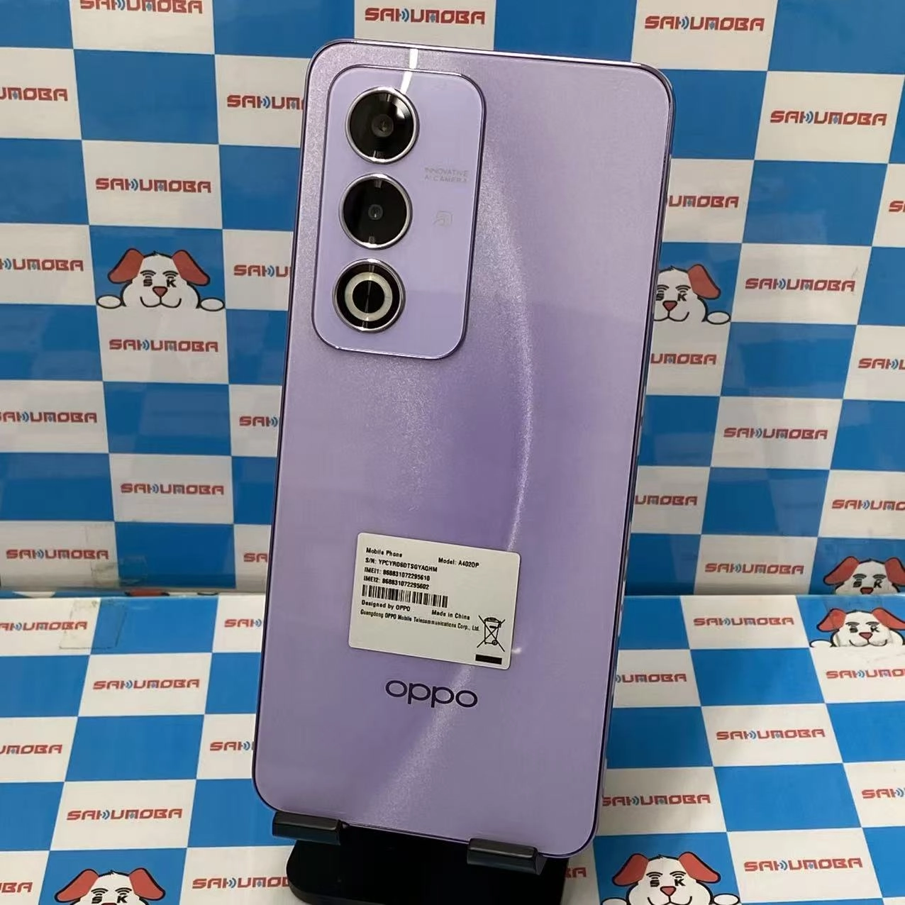 OPPO A3 5G 4GB/128GB パープル A402OP SoftBank版SIMフリー 新品同様