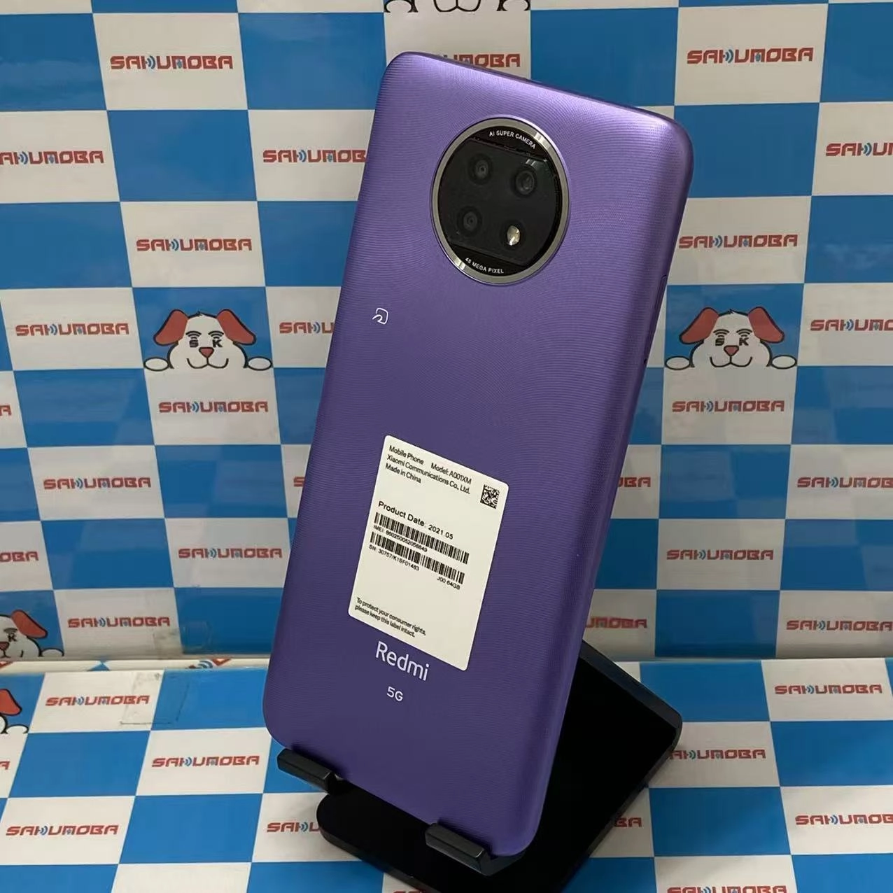 Redmi Note 9T 64GB ディブレイクパープル A001XM SoftBank版SIMフリー 極美品