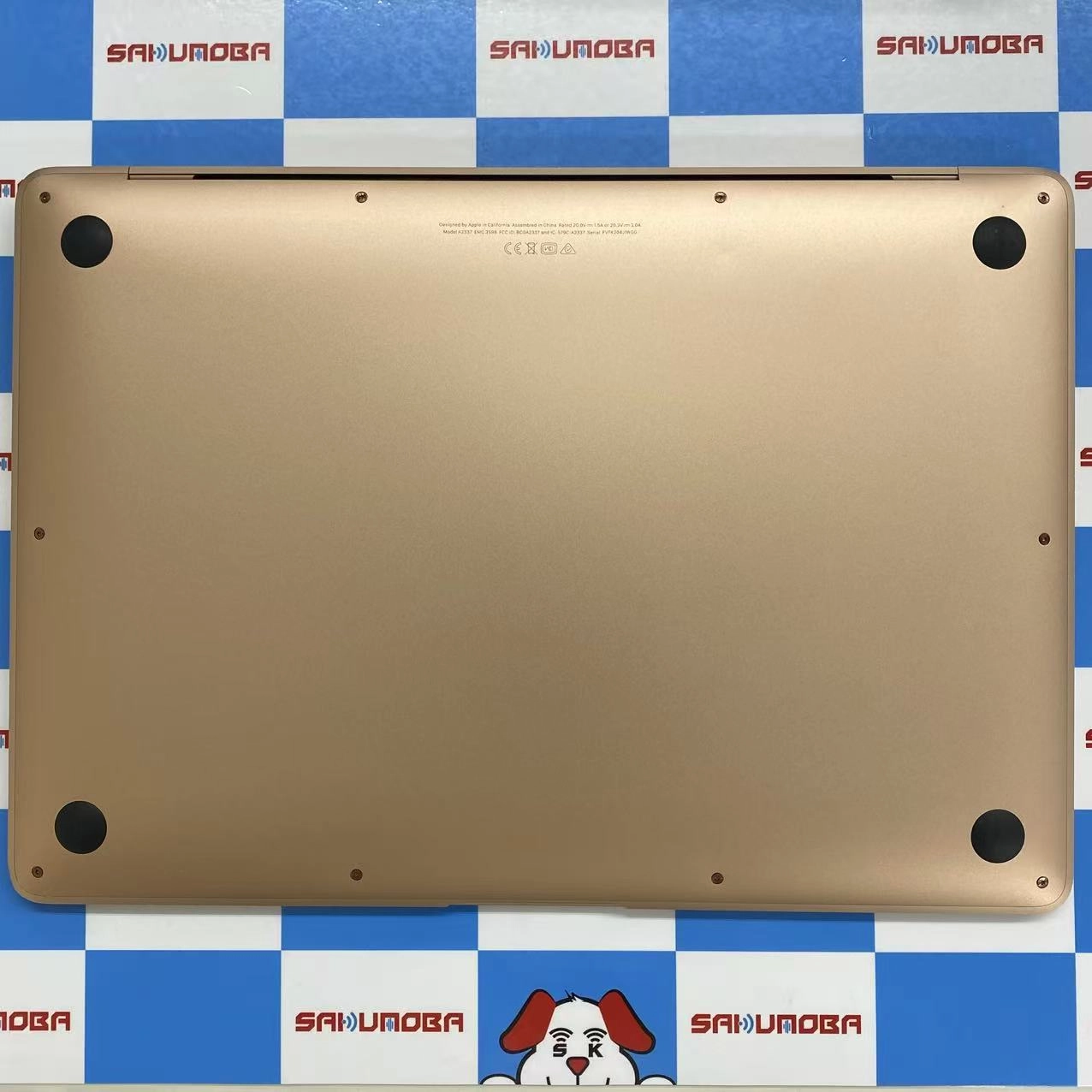 MacBook Air 13インチ Late2020 Apple M1 256GB CPU8 GPU7 ゴ-ルド Z12A0005R