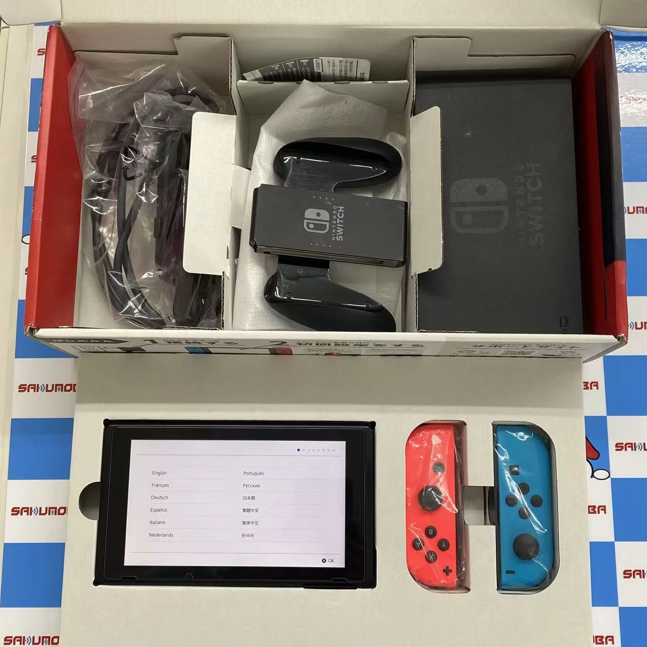 Nintendo Switch 2019年モデル 32GB ネオンブルー/ネオンレッド HAD-S-KABAA