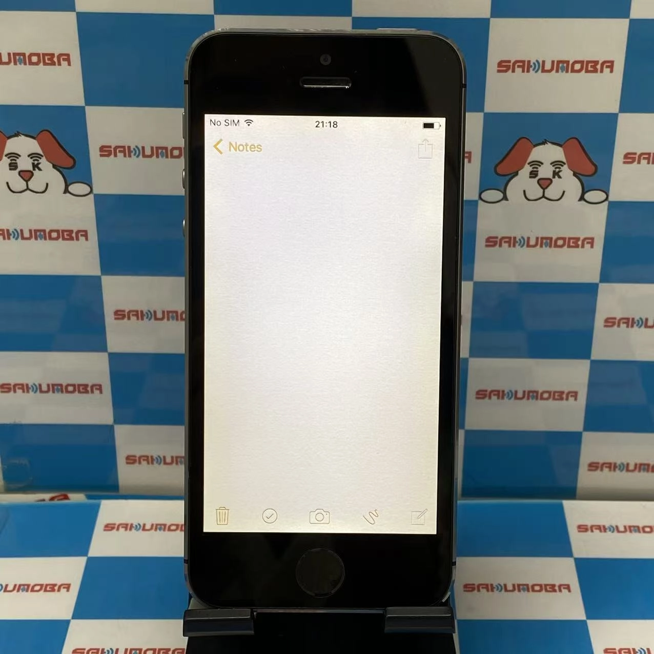 iPhone5s 32GB スペースグレイ ME335 J/A docomo ジャンク品