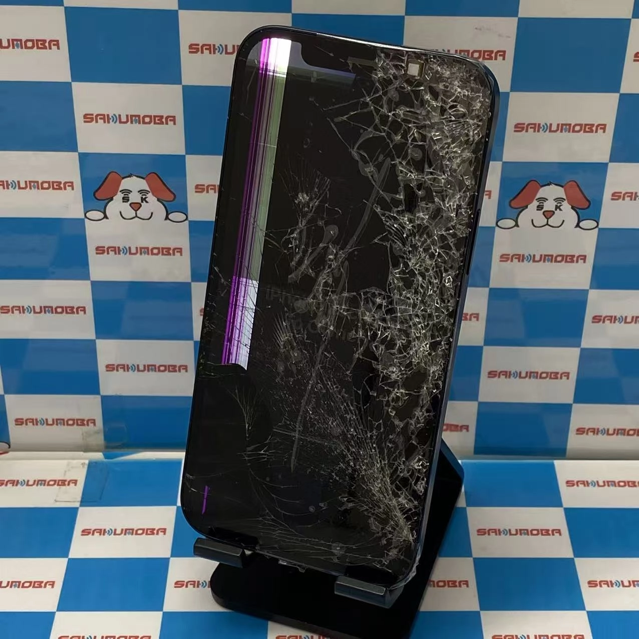 iPhone12 64GB ブラック MGHN3J/A AU版SIMフリー ジャンク品 au