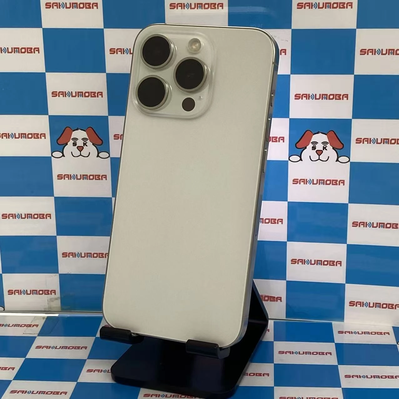 iPhone15 Pro 128GB ホワイトチタニウム MTU83J/A SoftBank版SIMフリー電池90%