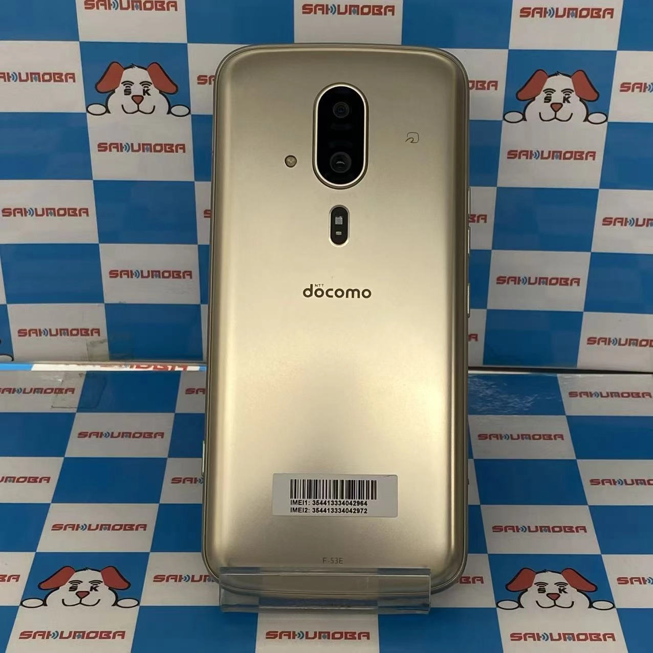 らくらくスマートフォン 128GB ゴールド F-53E docomo版SIMフリー美品