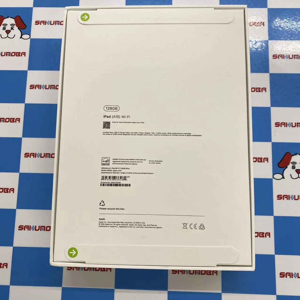 iPad 第11世代 Wi-Fiモデル 128GB ブルー MD4A4LL/A 海外版 未開封未使用品