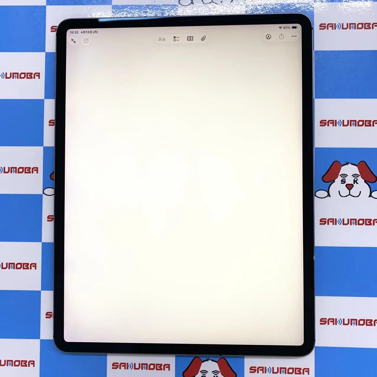 iPad Pro 12.9インチ 第3世代 Wi-Fi+Cellular モデル 256GB スペースグレイ MTHV2J/A SIMフリー ジャンク品