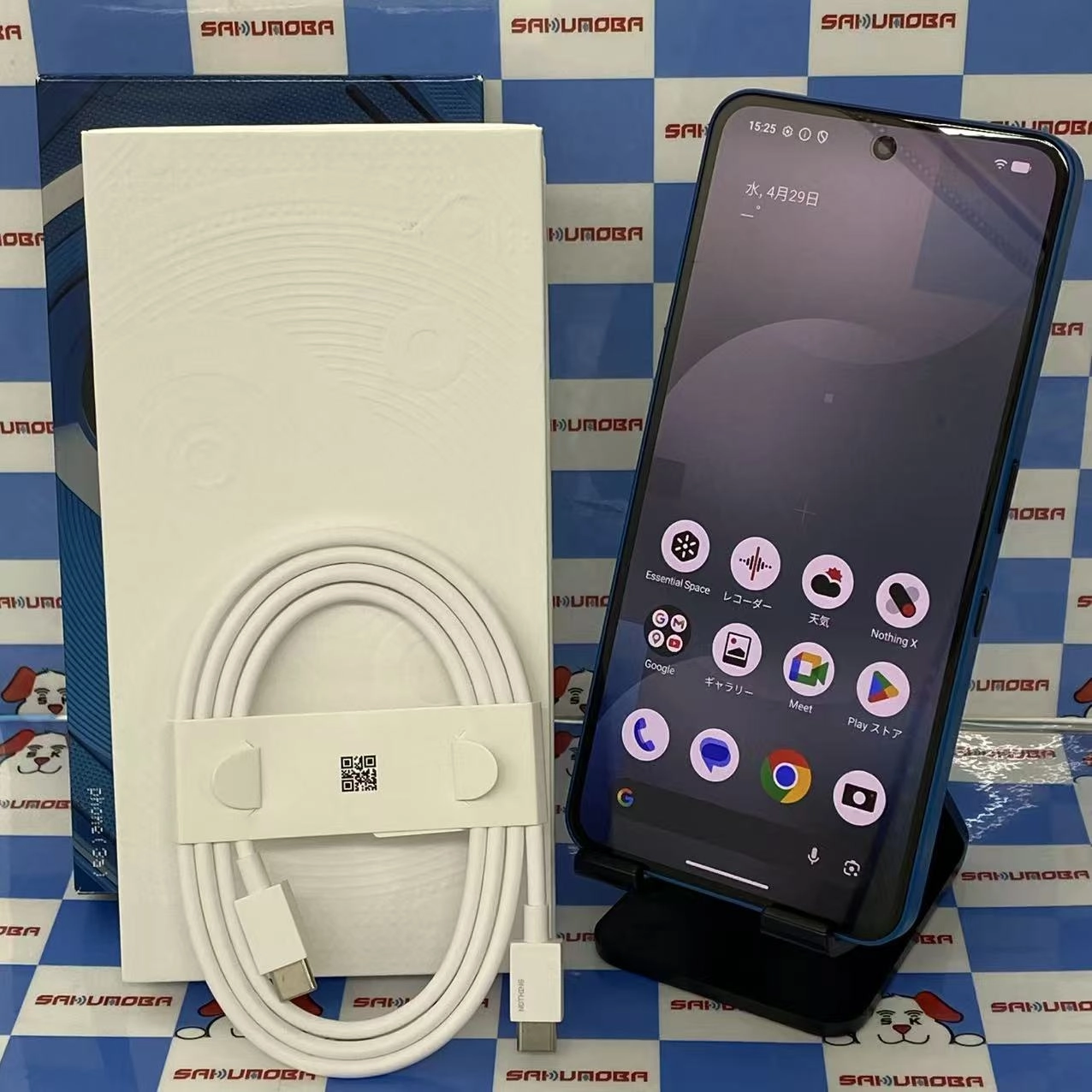 Nothing Phone (3a) 8GB/256GB ブルー A059 楽天モバイル版SIMフリー極美品