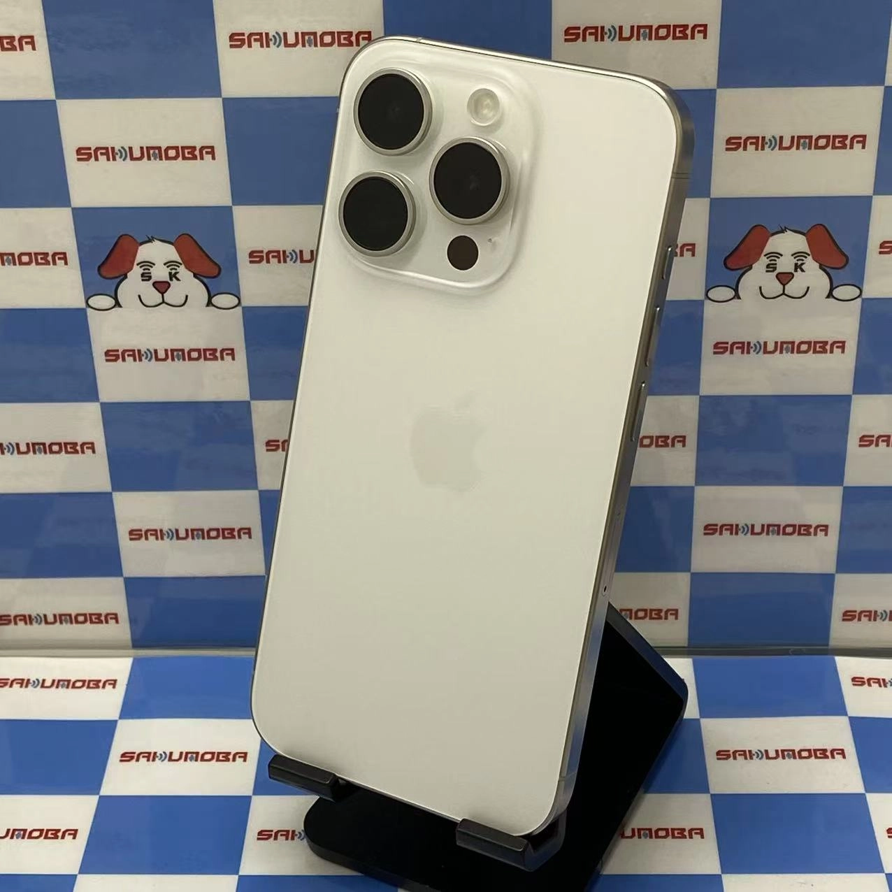 iPhone15 Pro 256GB ホワイトチタニウム MTUD3J/A AU版SIMフリー 美品 au