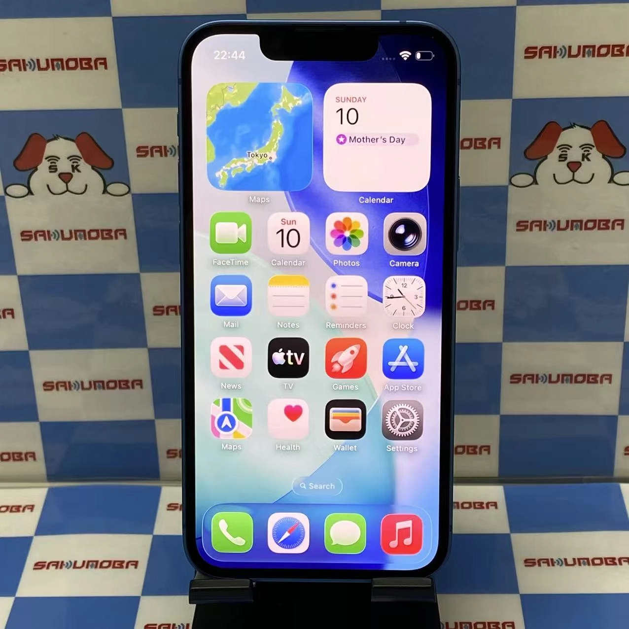 iPhone13 mini 128GB ブルー MLJH3J/A docomo版SIMフリー 美品