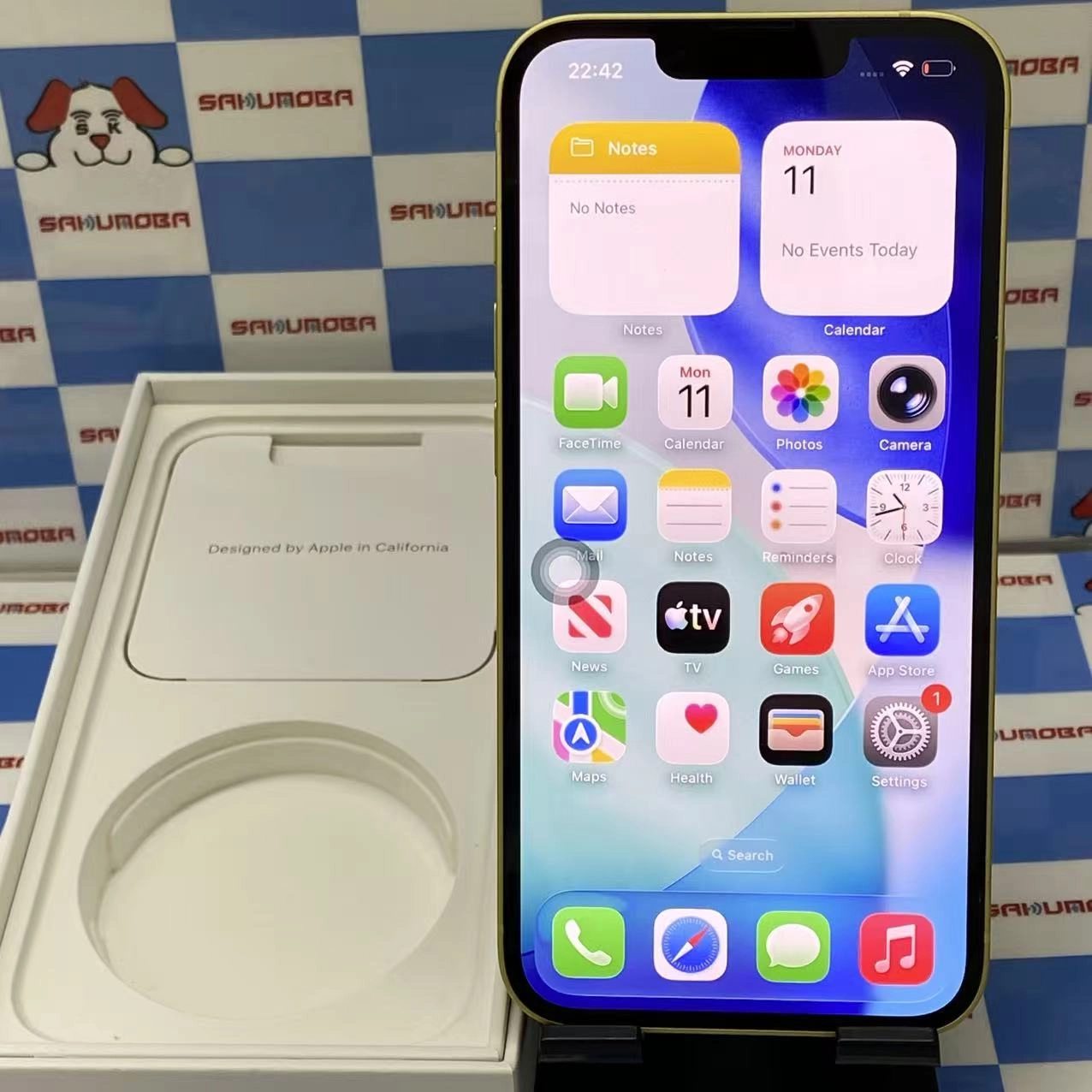 iPhone14 128GB イエロー MR3Q3J/A docomo版SIMフリー 極美品