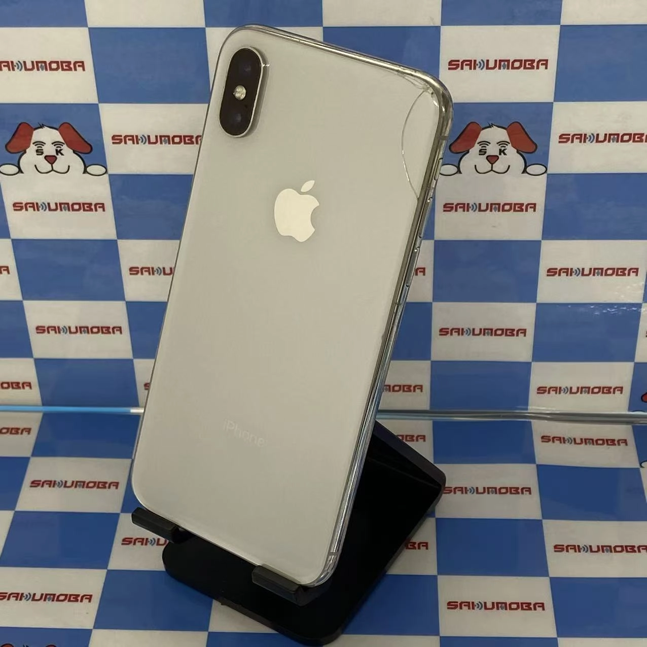 iPhoneX 256GB シルバー MQC22J/A AU版SIMフリージャンク品
