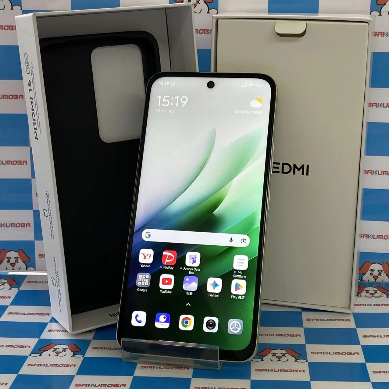 Redmi 15 5G 4GB/128GB リップルグリーン A501XM SoftBank版SIMフリー極美品