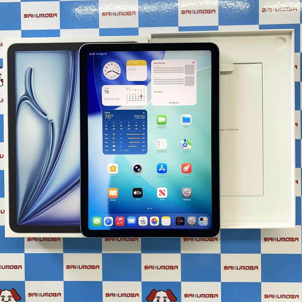 iPad Air 11インチ 第8世代 Wi-Fi + Cellular 128GB ブルー MH794J/A AU版SIMフリー 新品同様 au