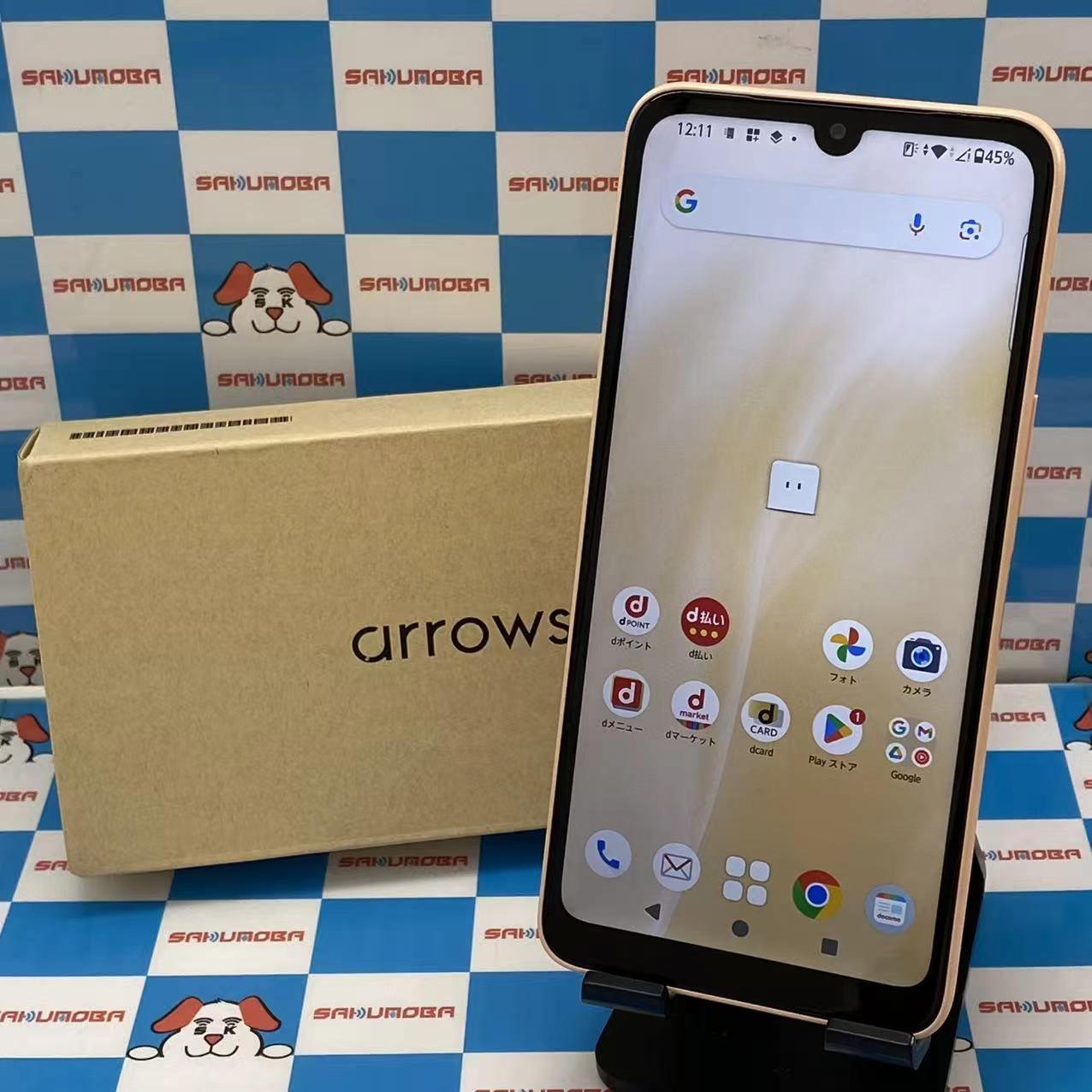 arrows We2 64GB ライトオレンジ F-52E docomo版SIMフリー 美品