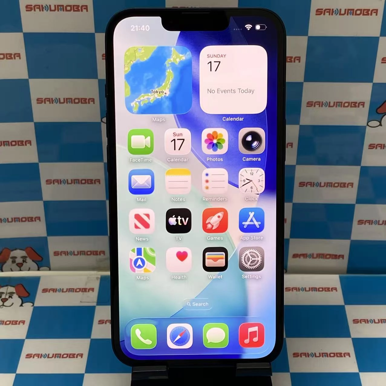 交換未使用品 iPhone13 128GB ミッドナイト NLNC3J/A AU版SIMフリー