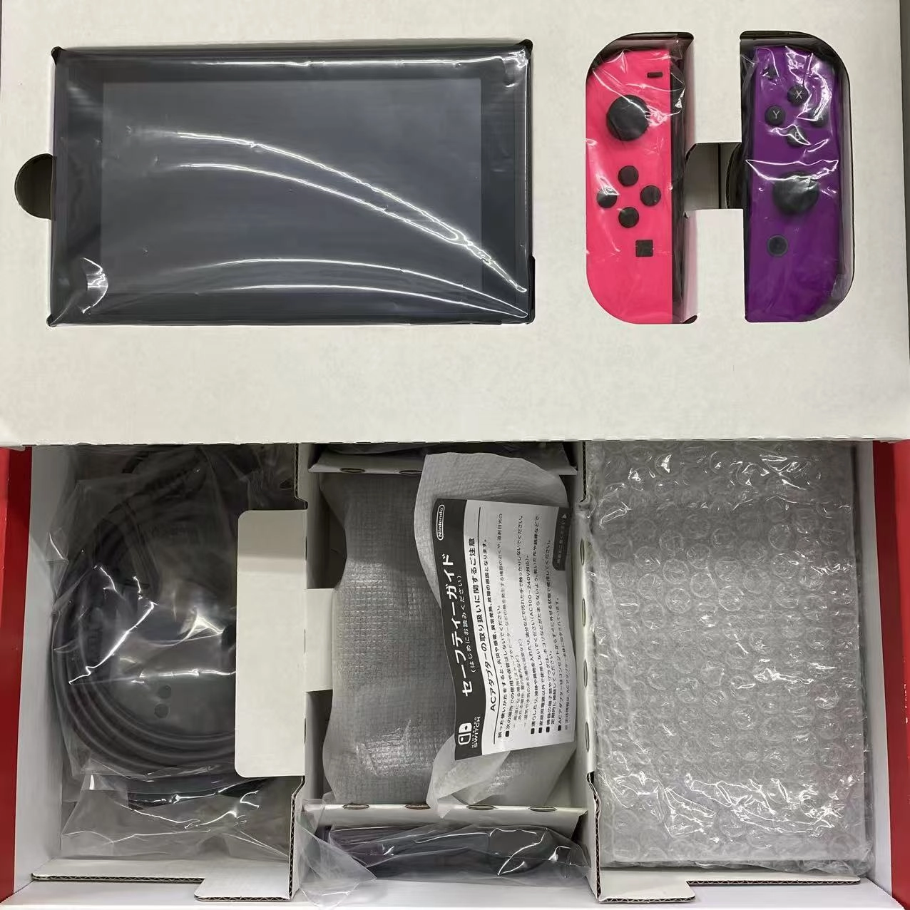 Nintendo Switch カスタマイズ HAD-S-KAYAA Joy-Con(L)ネオンピンク(R)ネオンパープル 32GB