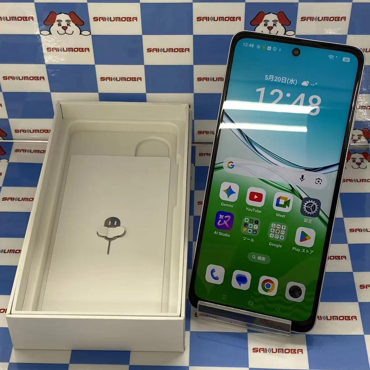 OPPO A5 5G 128GB ホワイト OPG06 AU版SIMフリー美品 au