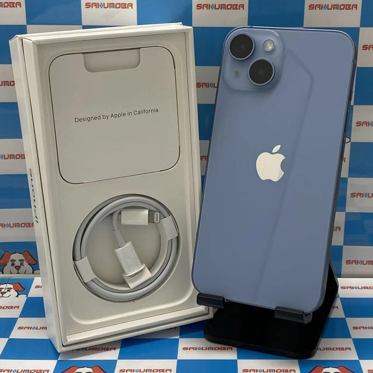 iPhone14 128GB ブルー 3L237J/A AU版SIMフリー開封未使用展示品訳あり品