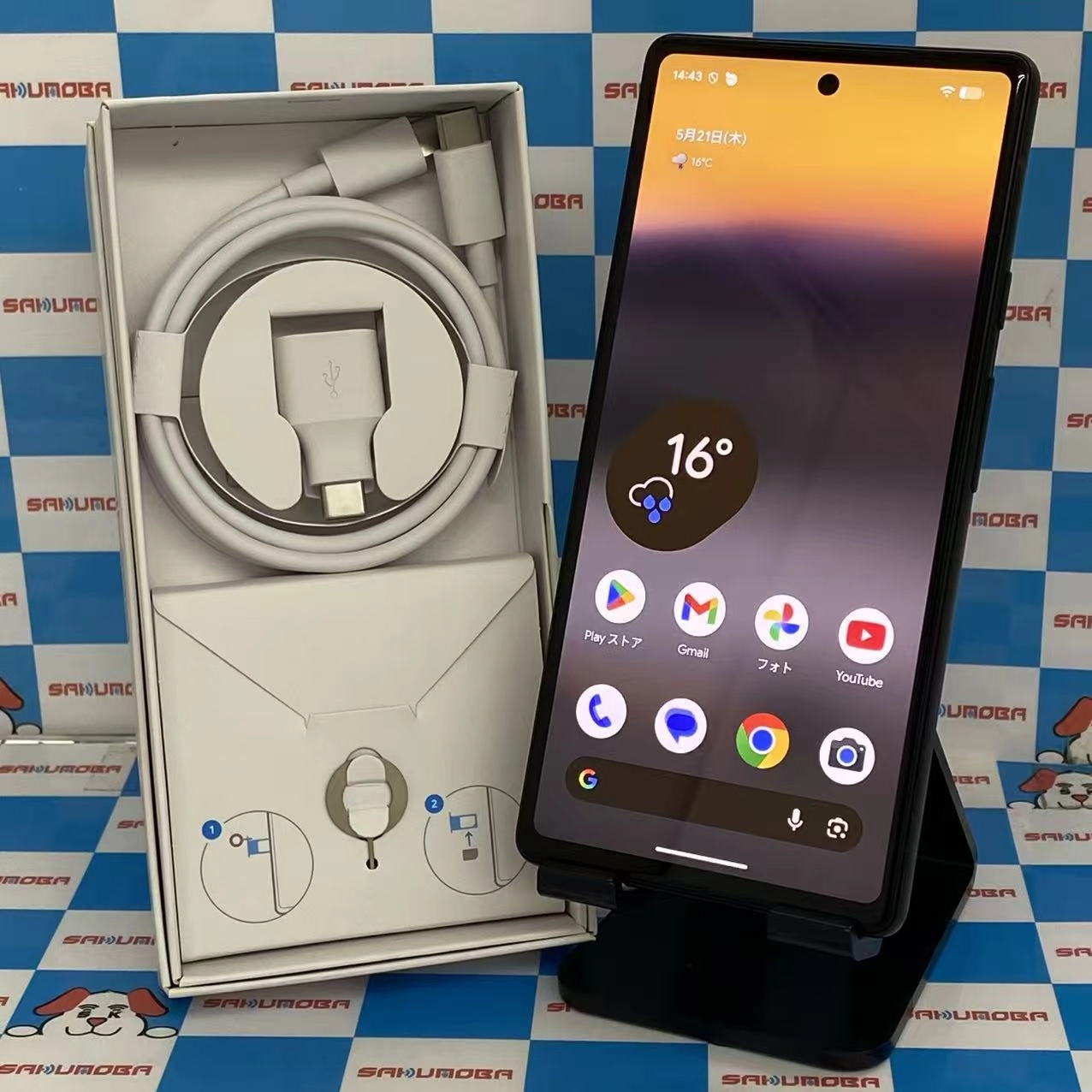Google Pixel 6a 128GB Charcoal GB17L SoftBank版SIMフリー