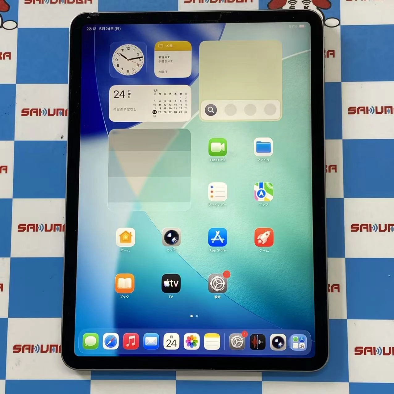 iPad Pro 11インチ 第4世代 Wi-Fiモデル 128GB スペースグレイ MNXD3J/A ジャンク品