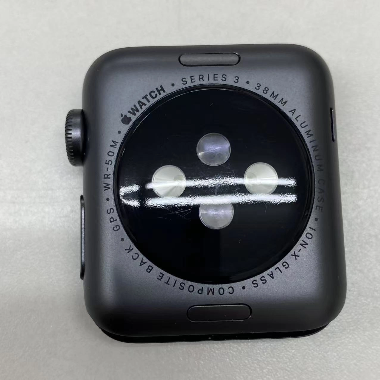 最大容量100% Apple Watch Series3 38mm 海外版GPSモデル 8GB スペースグレイ NQKV2LL/A 美品