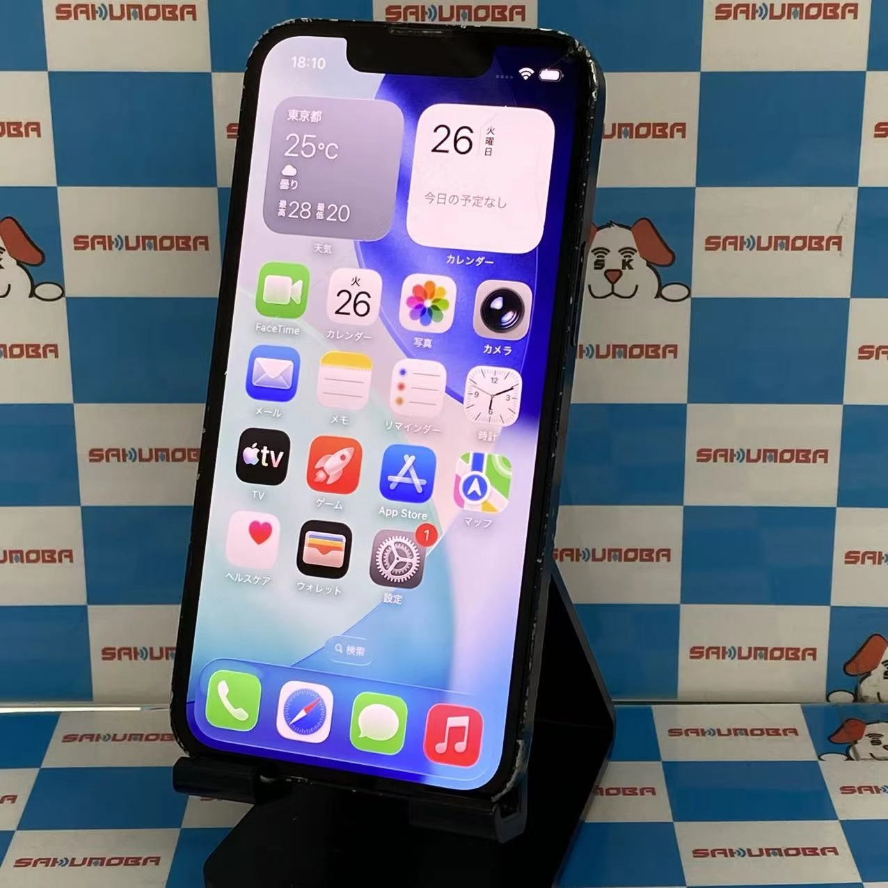 iPhone13 mini 128GB ミッドナイト MLJC3J/A SIMフリージャンク品