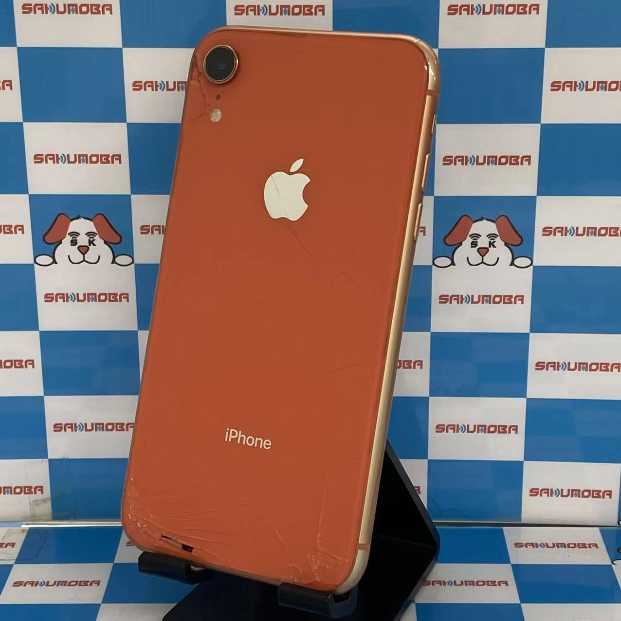 iPhoneXR 64GB コーラル MT0A2J/A AU版SIMフリージャンク品