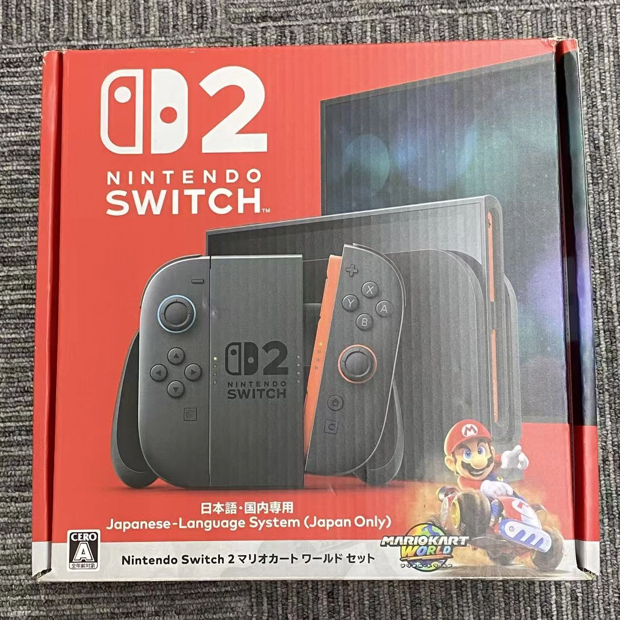 Nintendo Switch 2 マリオカート ワールド セット日本語・国内専用 256GB グレー BEE-S-KB6PA