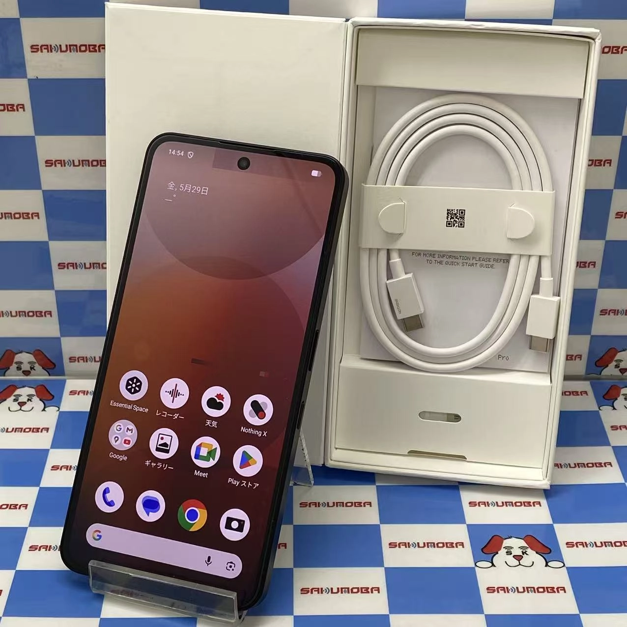 Nothing Phone (3a) 8GB/128GB Black A059 楽天モバイル版SIMフリー 美品 ブルー