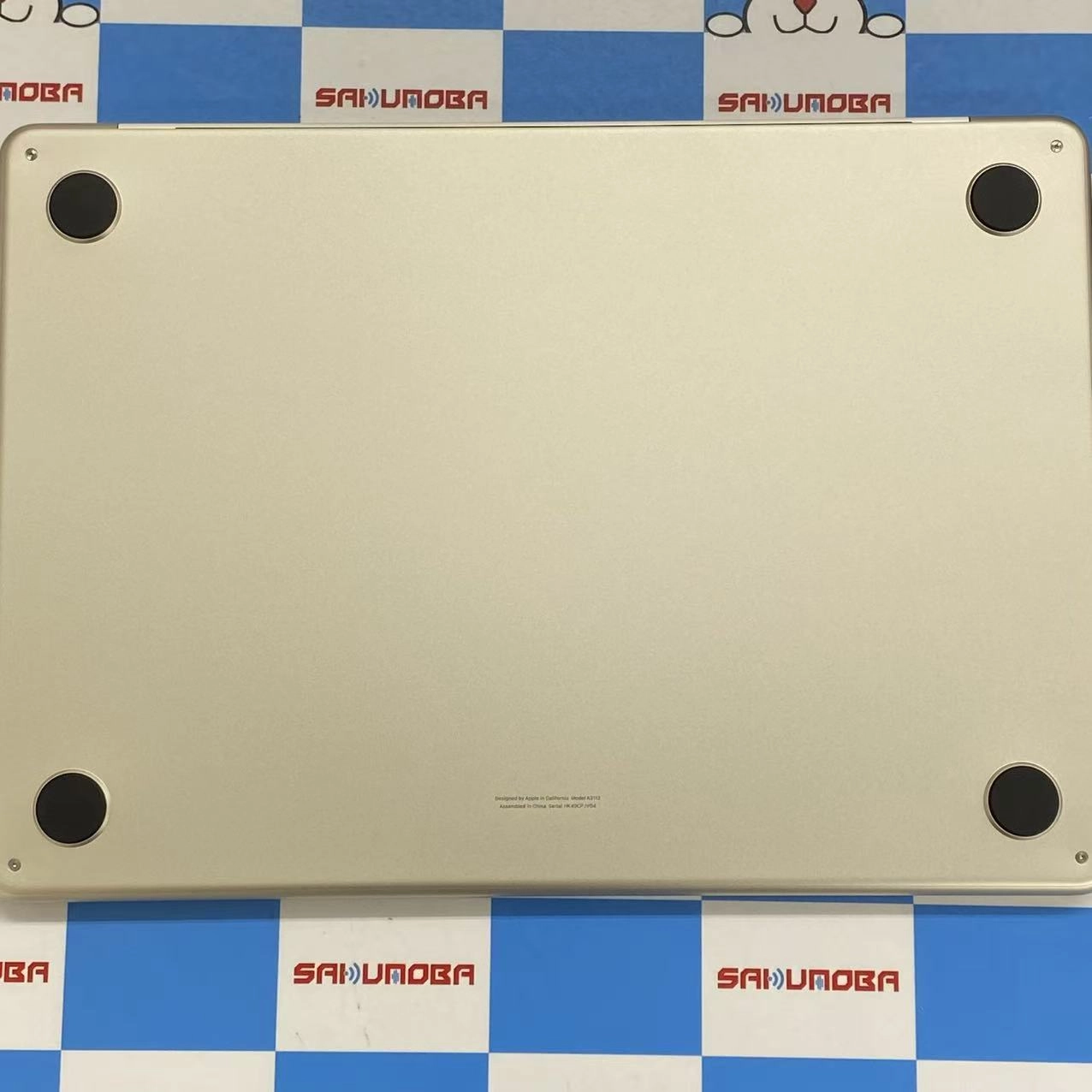 MacBook Air 13.6インチ Early2024 Apple M3 16GB/256GB スターライト MC8J4J/A 新品同様