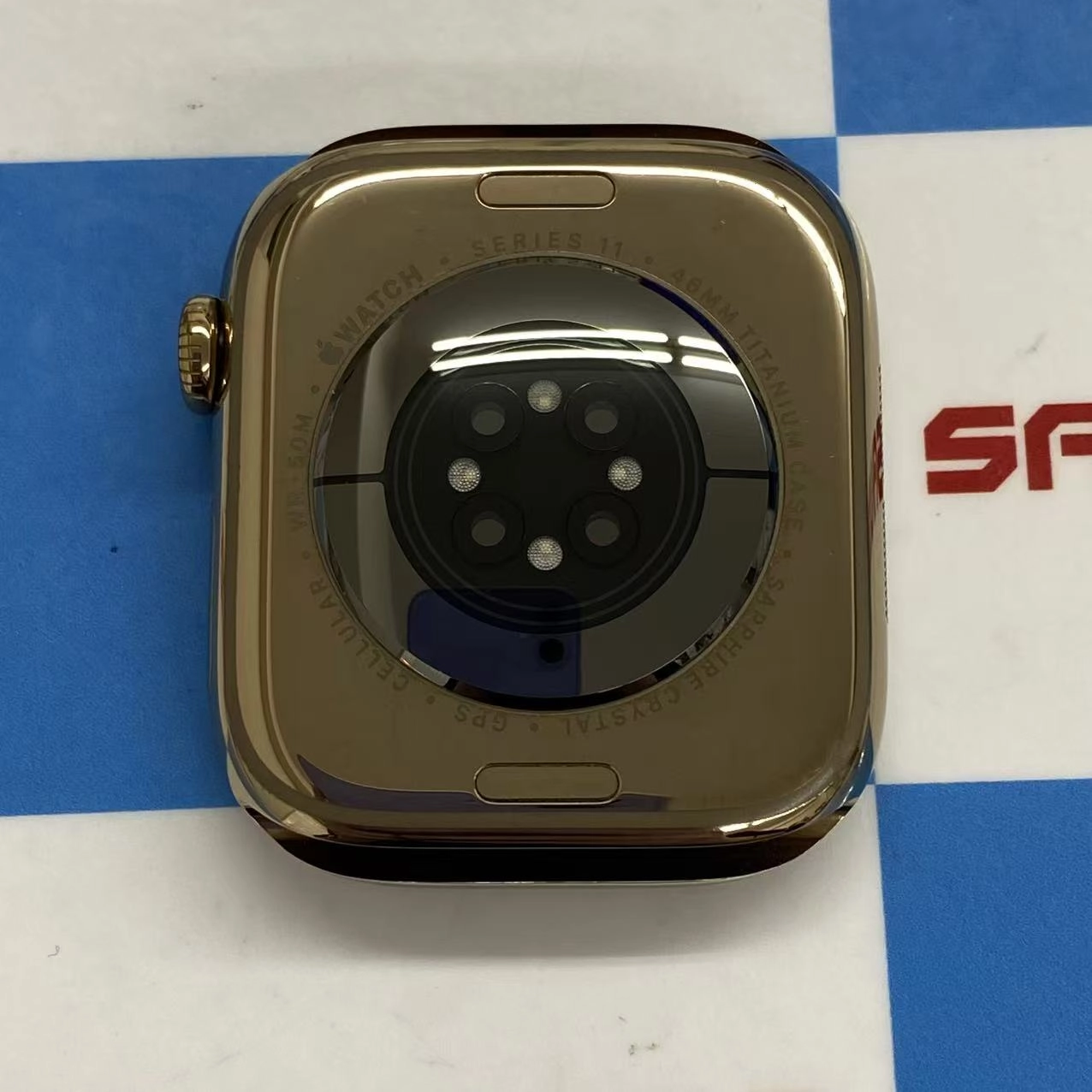 Apple Watch Series11 46mm GPS+Cellularモデル 64GB ゴールド MFD84J/A SoftBank版SIMフリー 美品